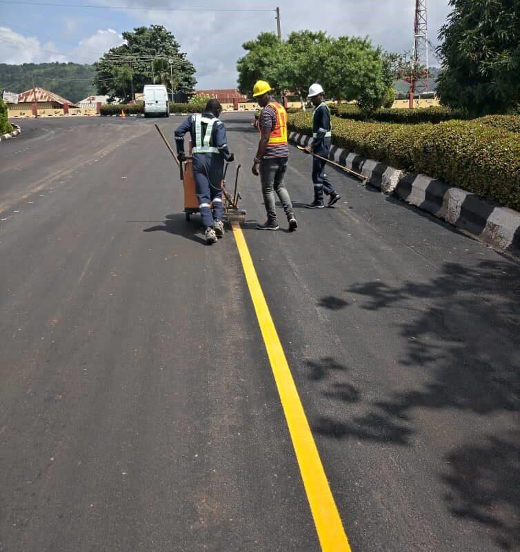 Construction of Anglican Cathedral Road Nsukka